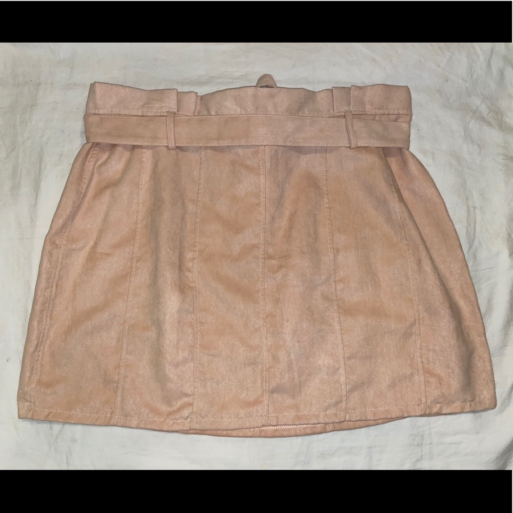 Blush Belted Skirt - Picture 5 of 13